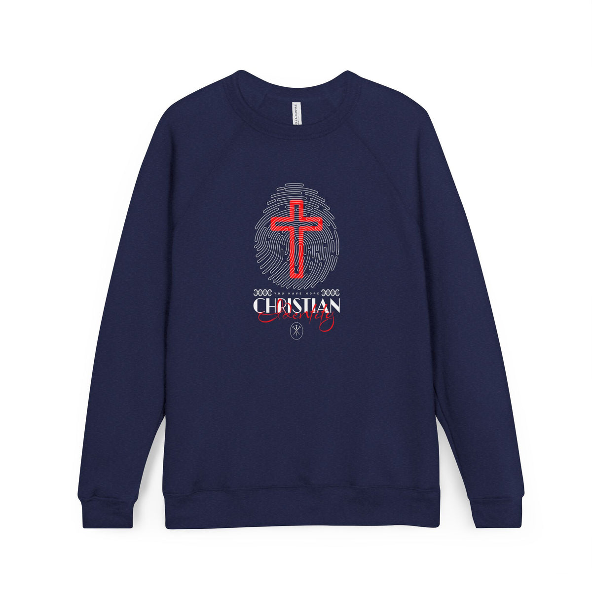 Cross Fingerprint Crewneck