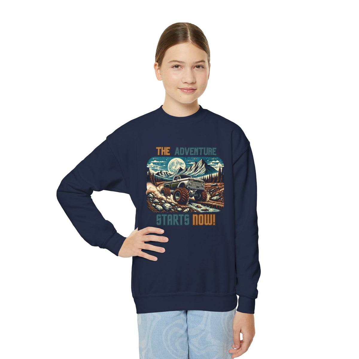 “The Adventure Starts Now” Youth Hoodie