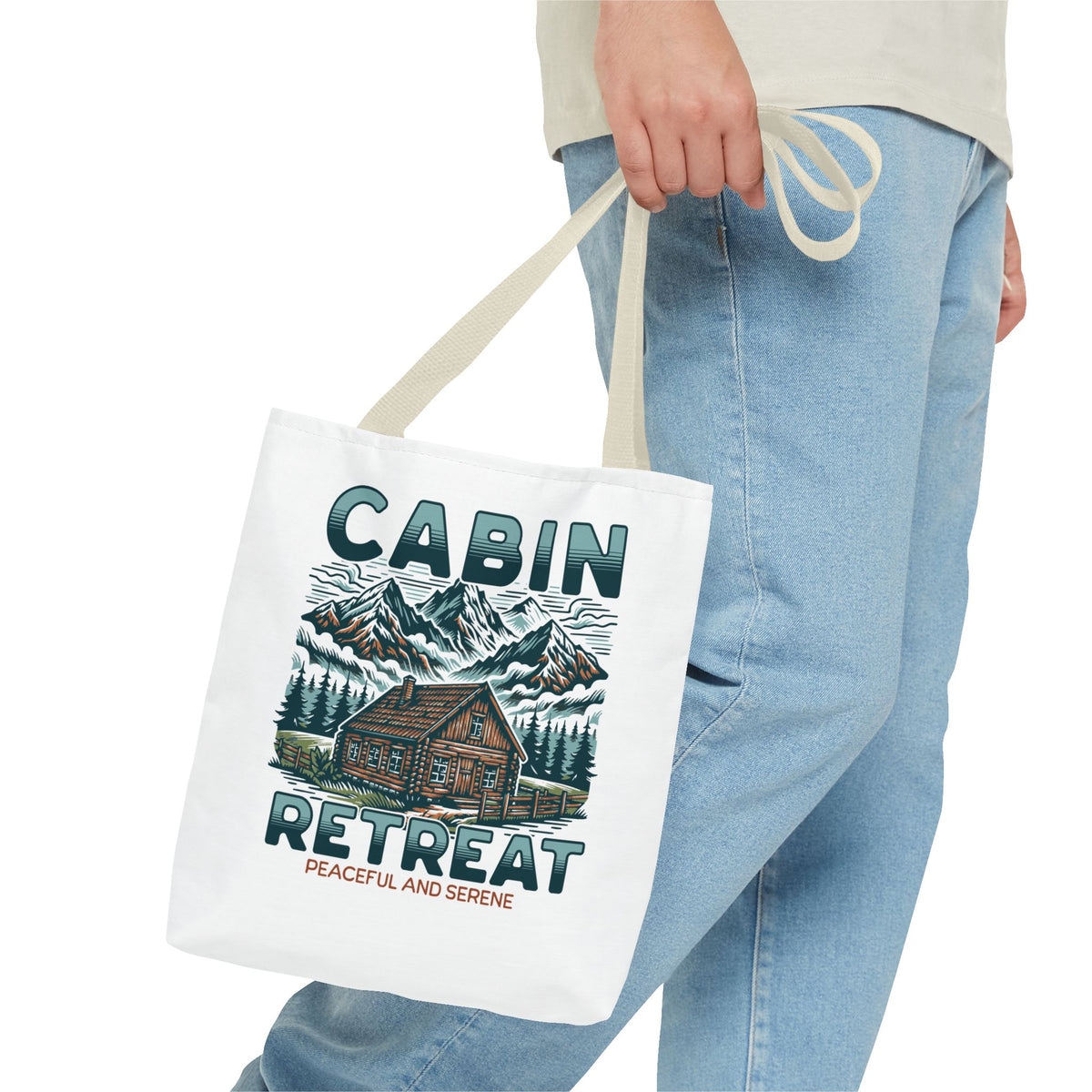 Cabin Retreat Tote Bag