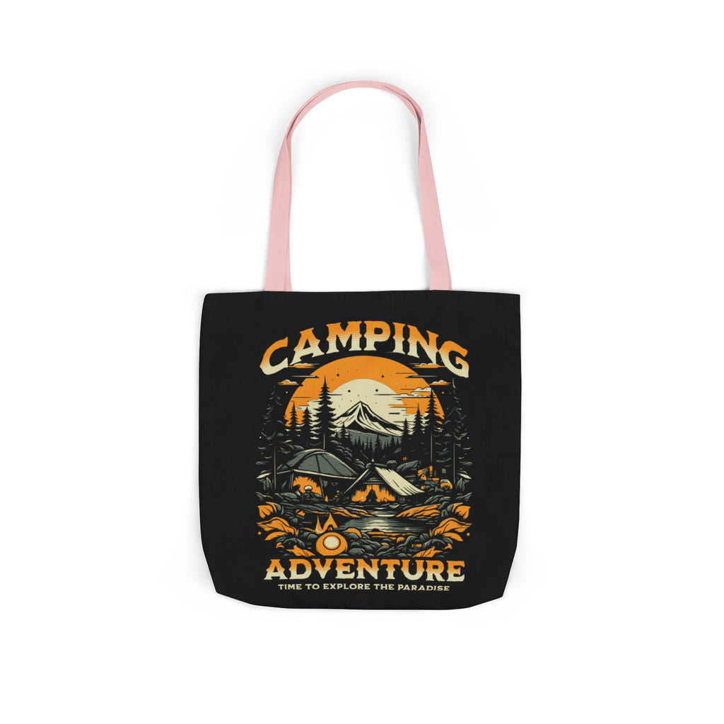 Camping Adventure Canvas Tote Bag