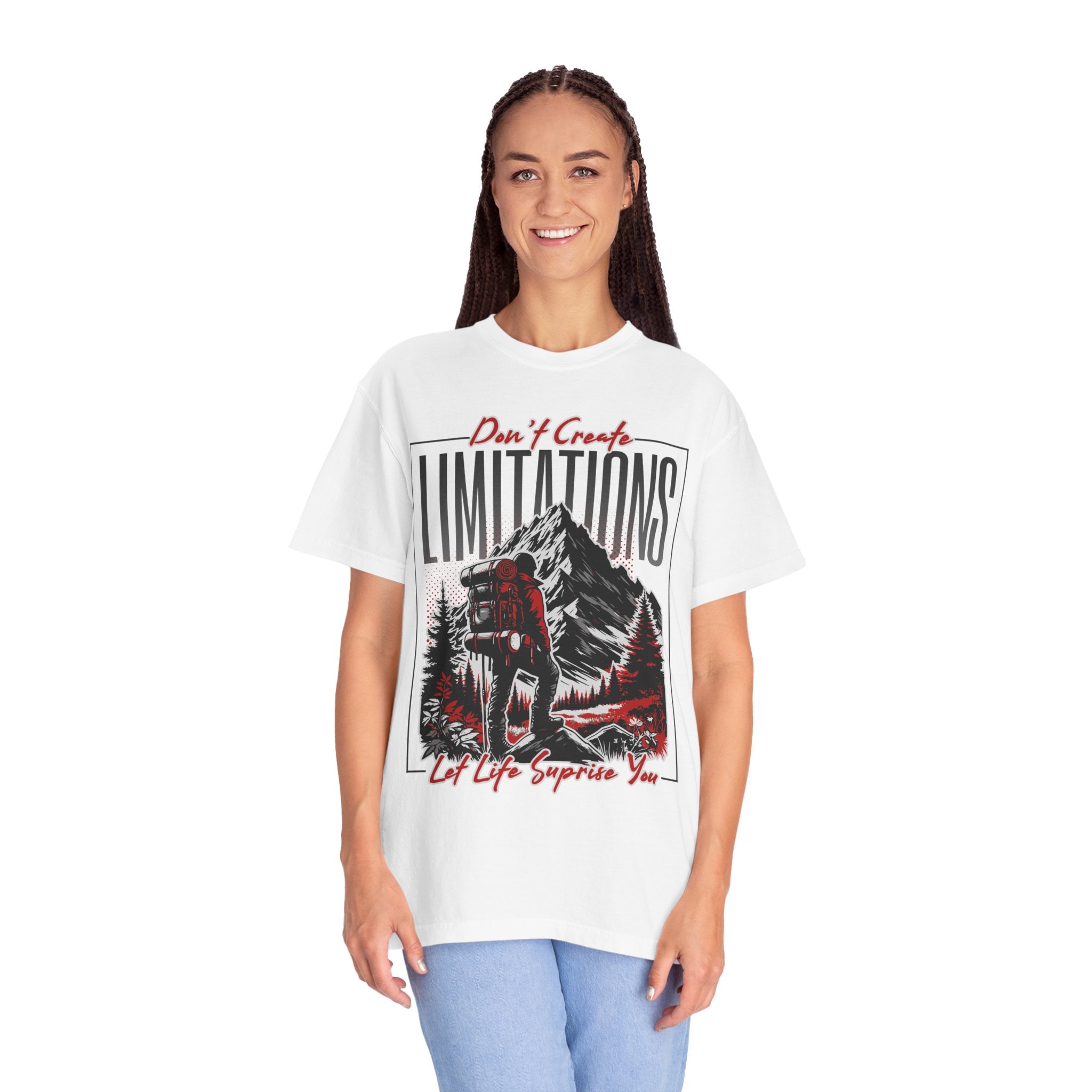 "Don't Create Limitations" Adventure T-Shirt