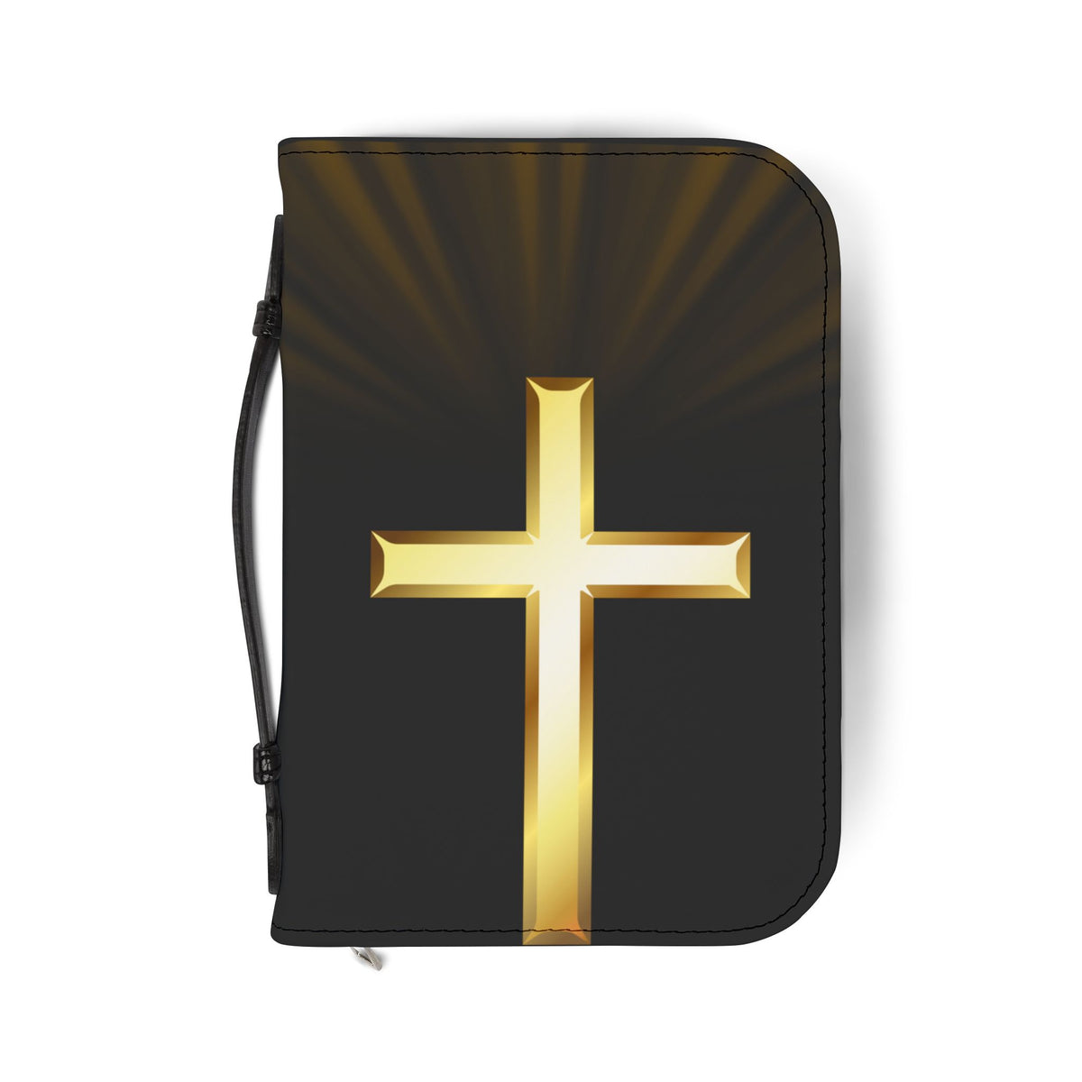 Gold Cross & Crown Bible Cover