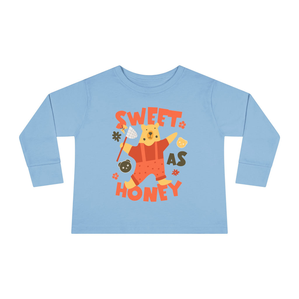 "Sweet as Honey" Bear Toddler LS T-Shirt