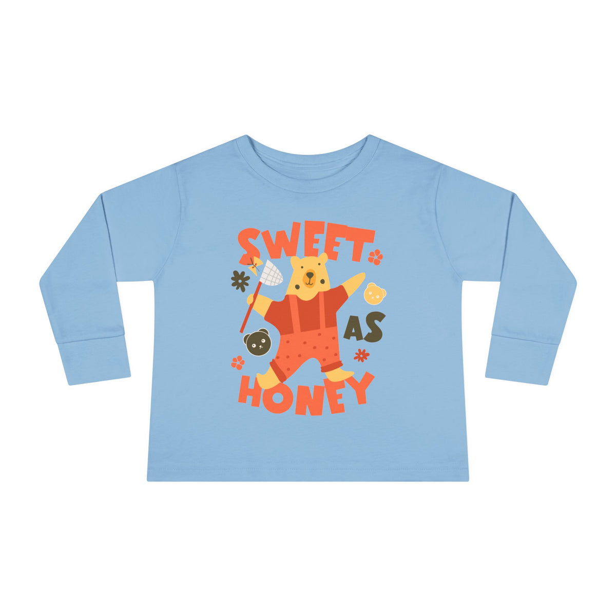 "Sweet as Honey" Bear Toddler LS T-Shirt