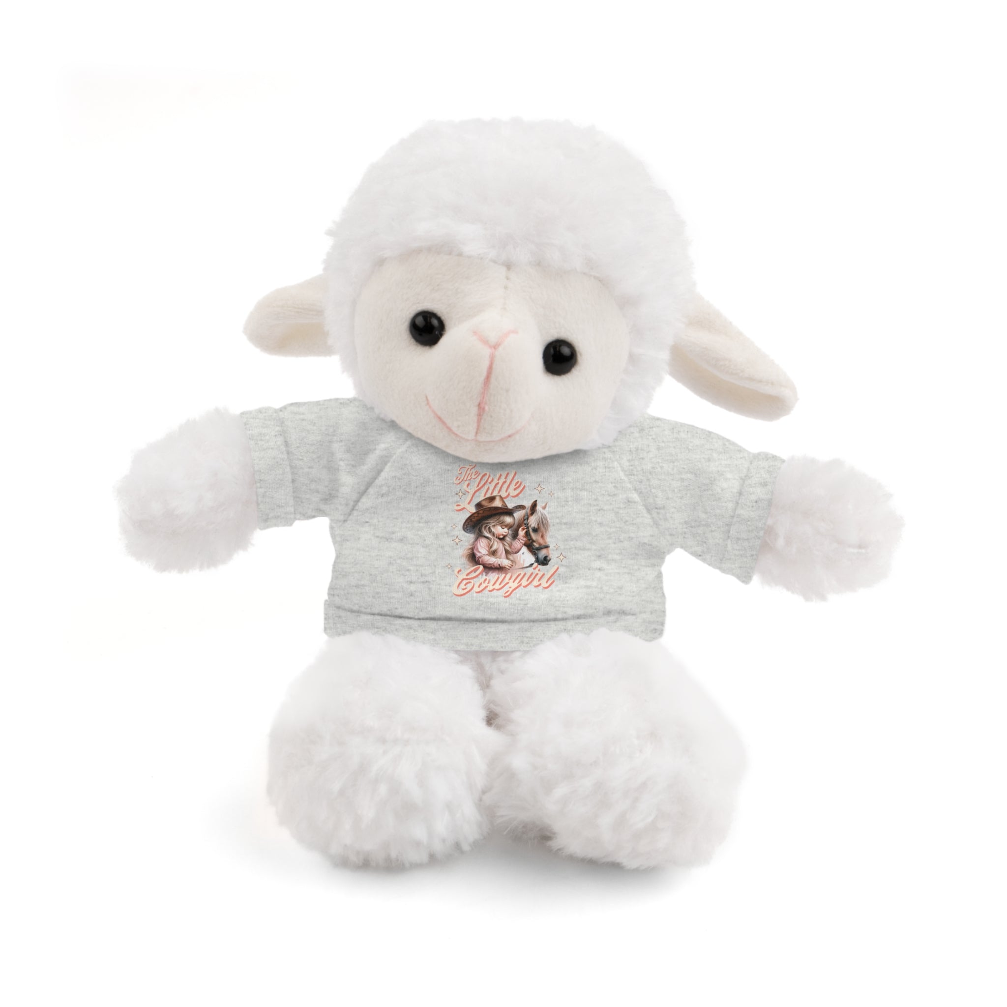 Plush Animal with 'The Little Cowgirl' Tee