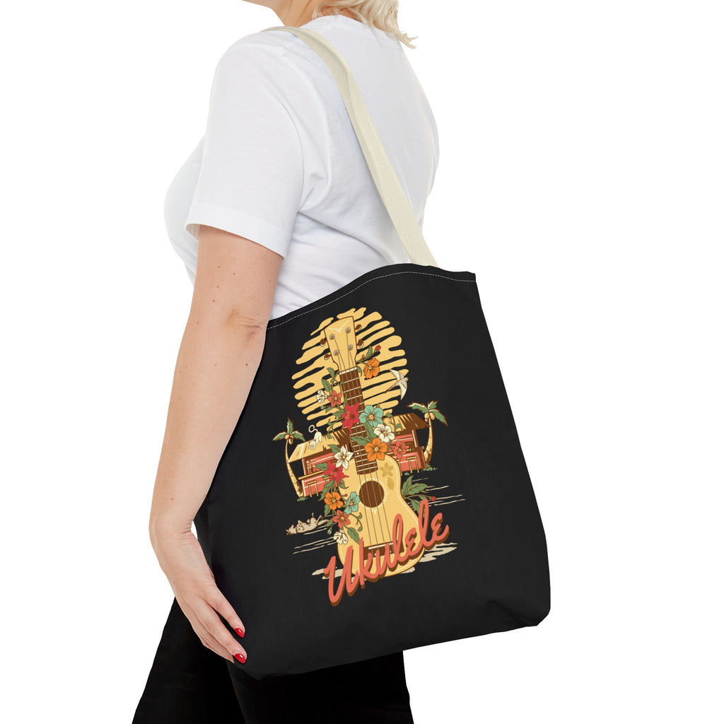 Ukulele Retro Tote Bag