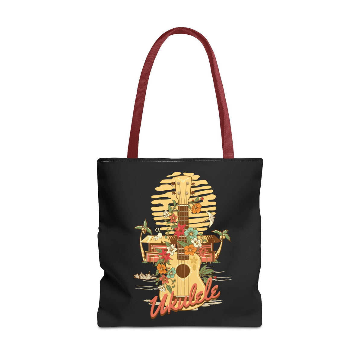 Ukulele Retro Tote Bag