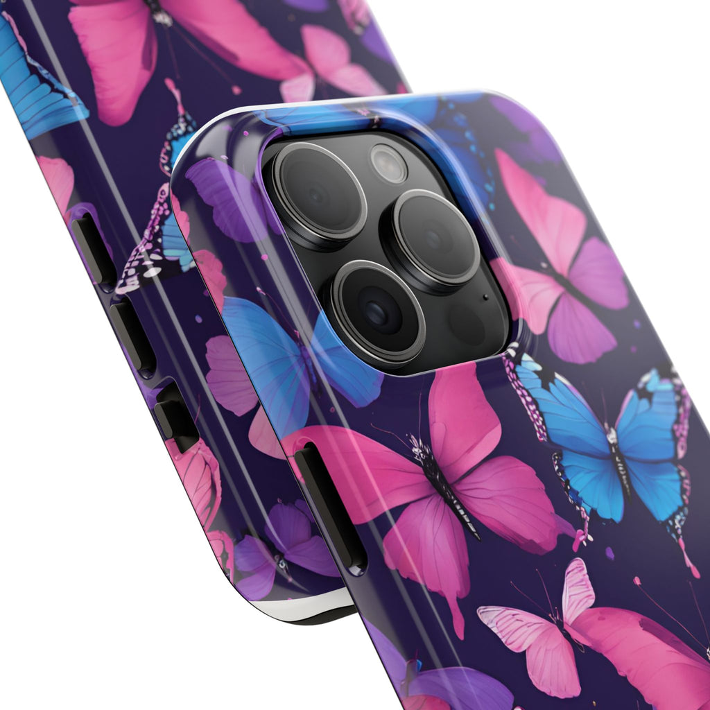 Butterfly Phone Case (Pink,Purple and Blue)
