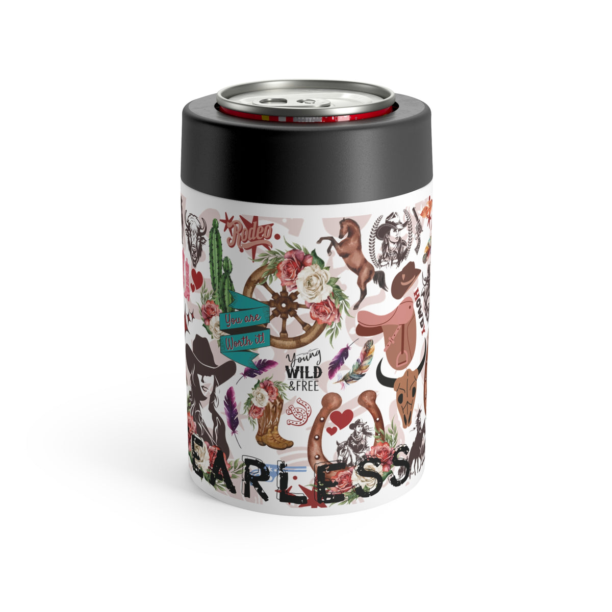 Cowgirl Vibes Can Cooler