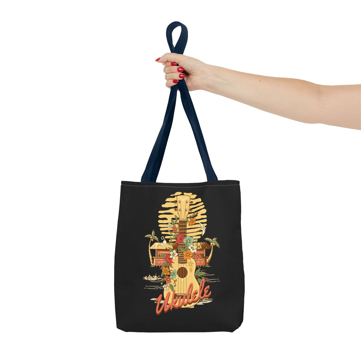 Ukulele Retro Tote Bag