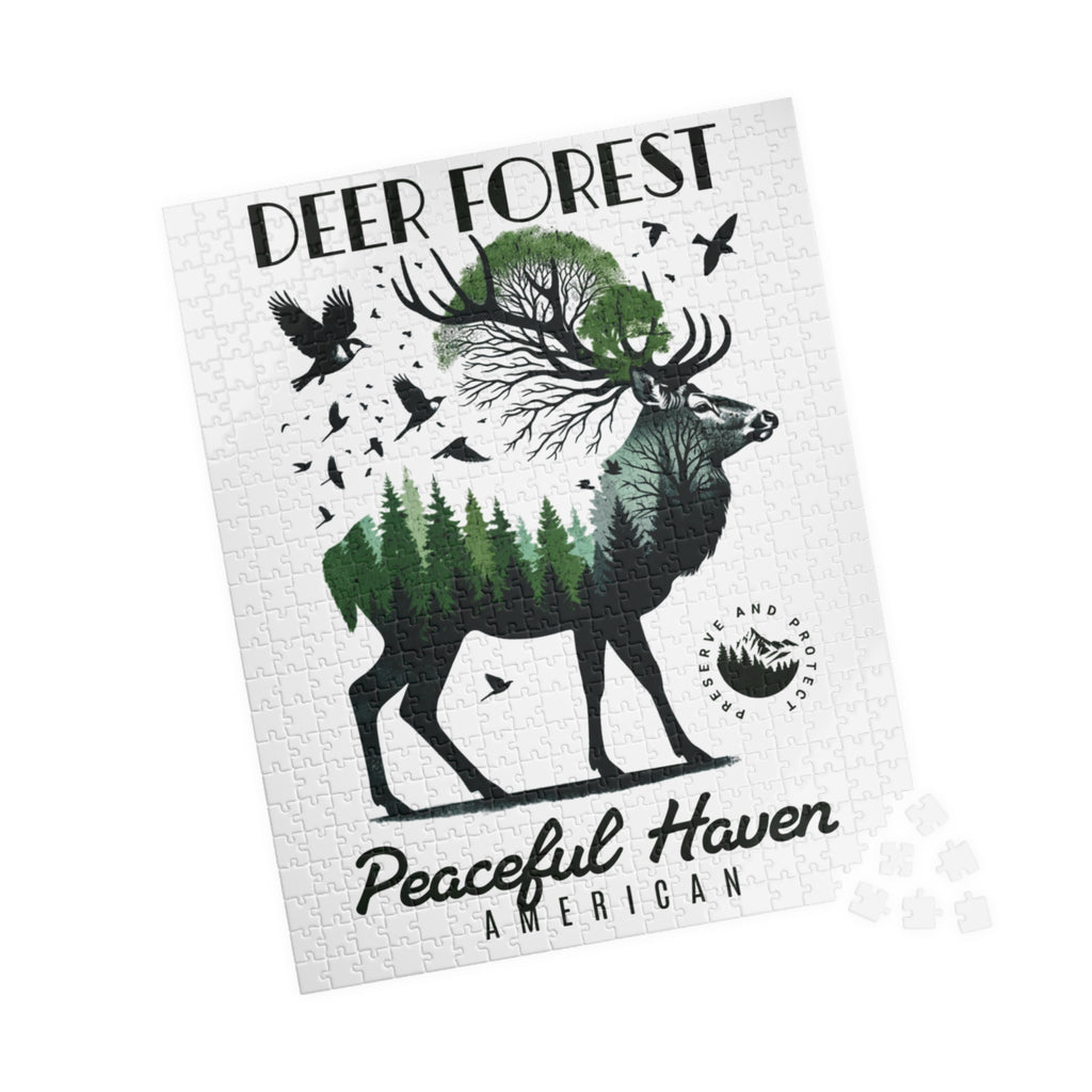 Deer Forest Jigsaw Puzzle (110–520 pcs)