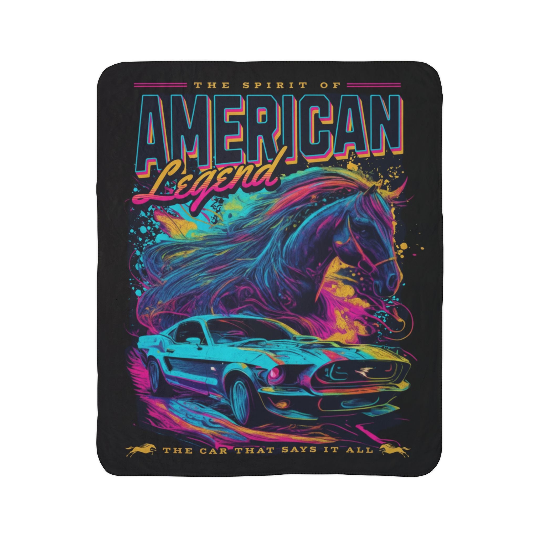 American Legend Fleece Sherpa Blanket