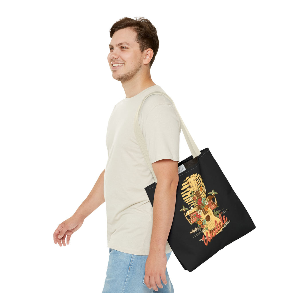 Ukulele Retro Tote Bag