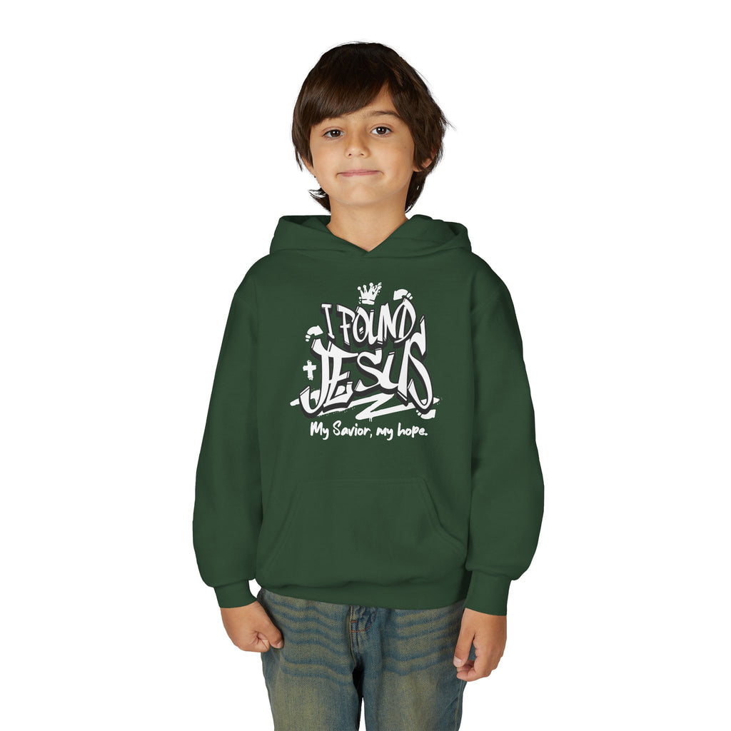 "I Found Jesus" Youth Hoodie
