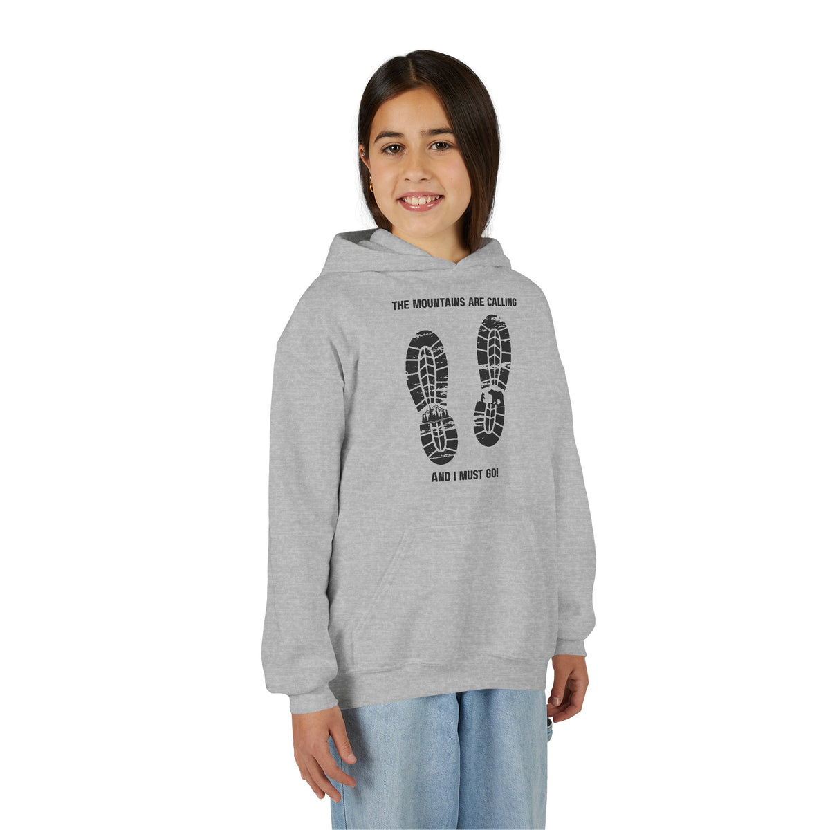 "The Mountains Are Calling" Youth Hoodie
