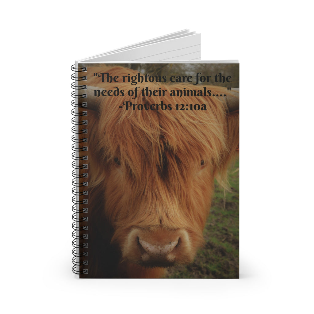 Highland Cow Notebook
