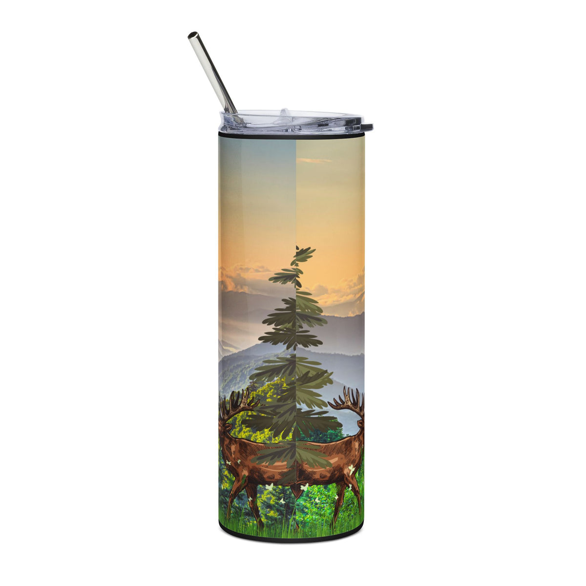 Elk in Mountains Tumbler (20oz.)