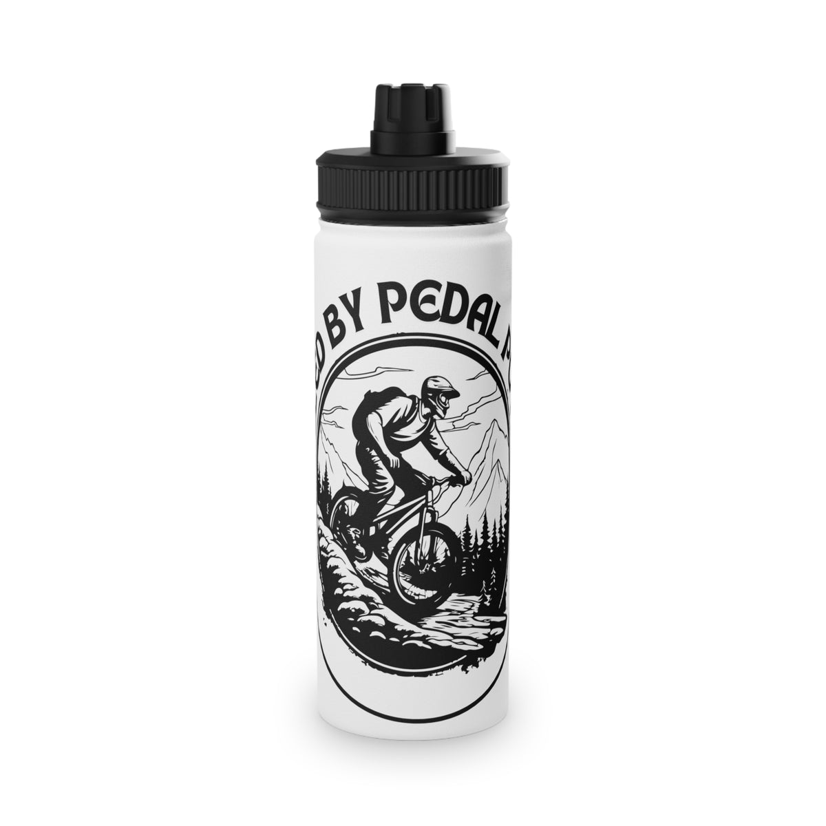 Pedal Power Water Bottle (12oz. 18oz. 32oz.)