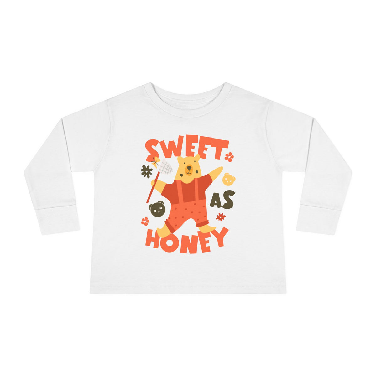 "Sweet as Honey" Bear Toddler LS T-Shirt