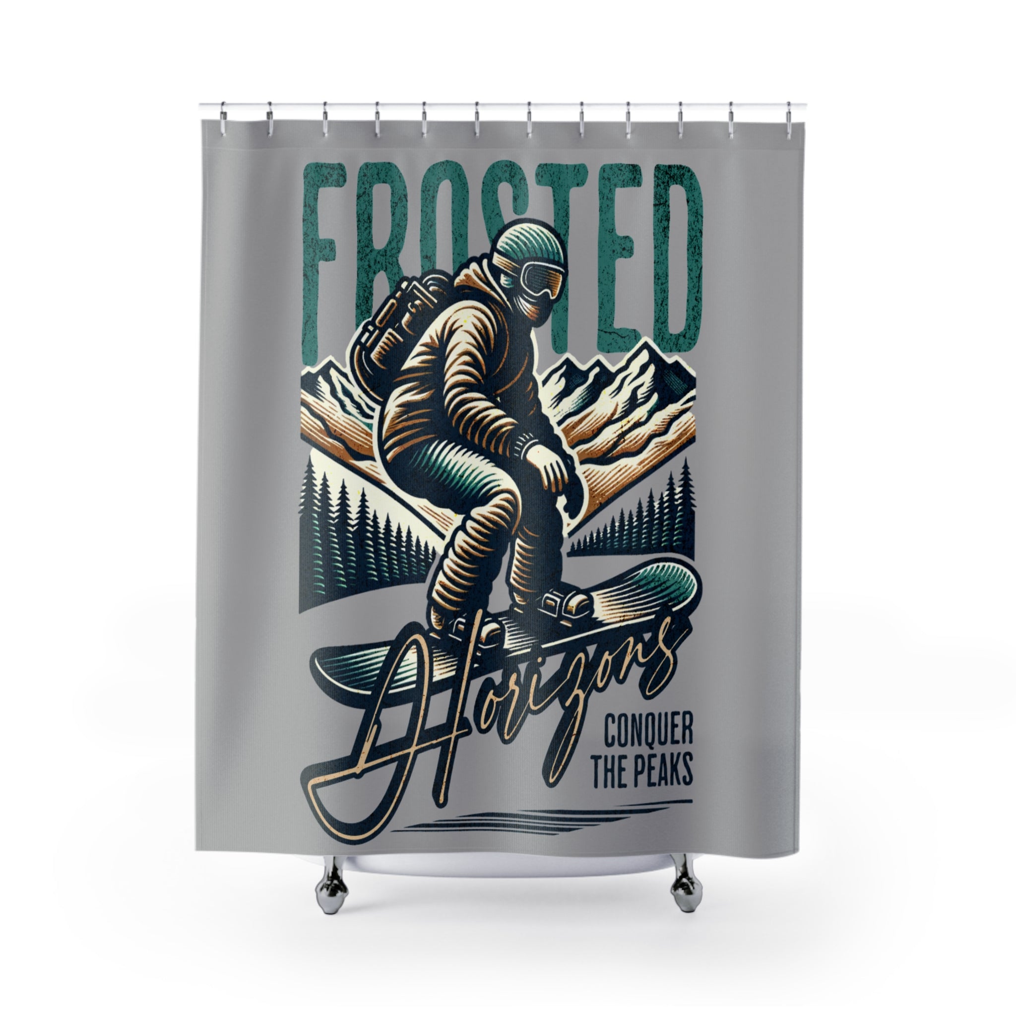 Snowboarder Shower Curtain