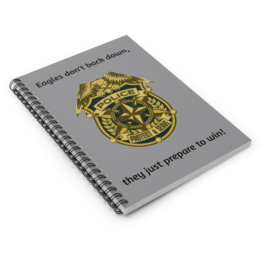 Police Badge Spiral Notebook