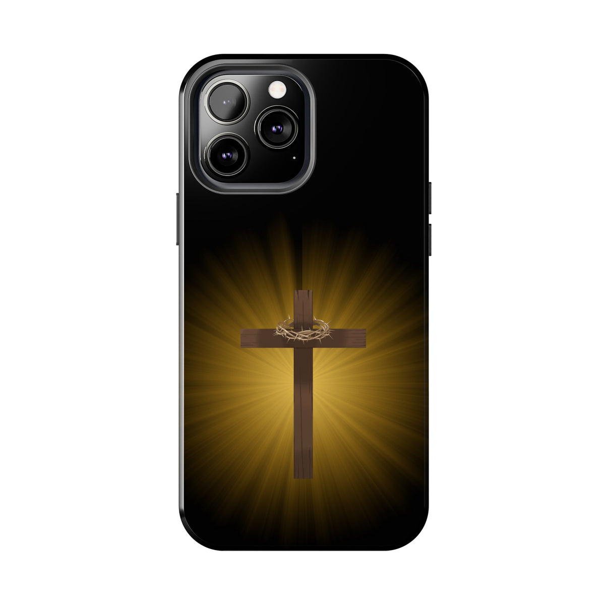 Cross and Crown of Thorns Phone Case