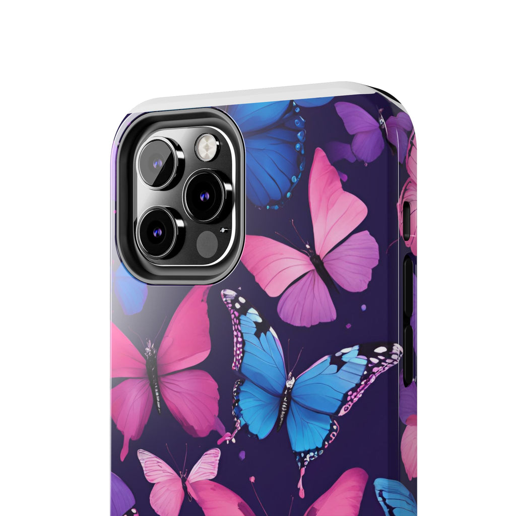 Butterfly Phone Case (Pink,Purple and Blue)