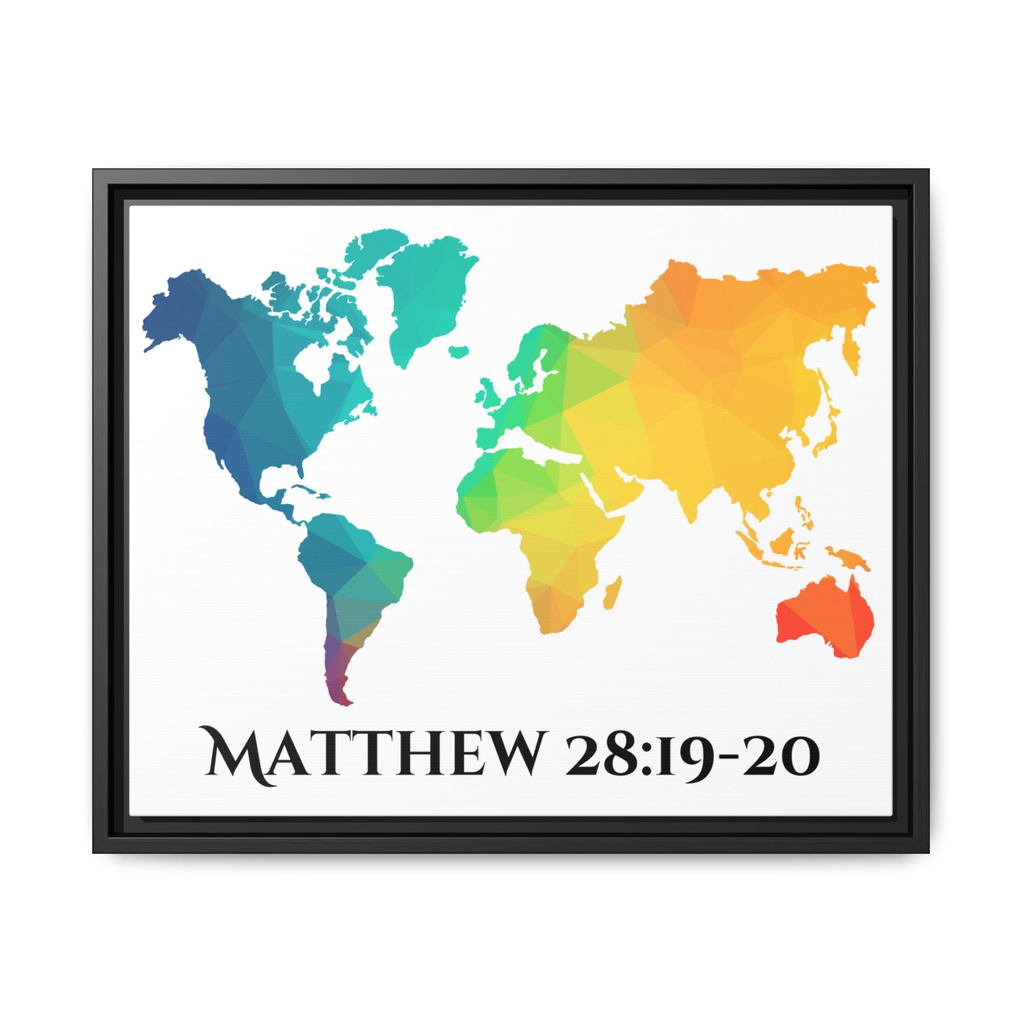 The Great Commission Wall Art (Matthew 28:19-20)
