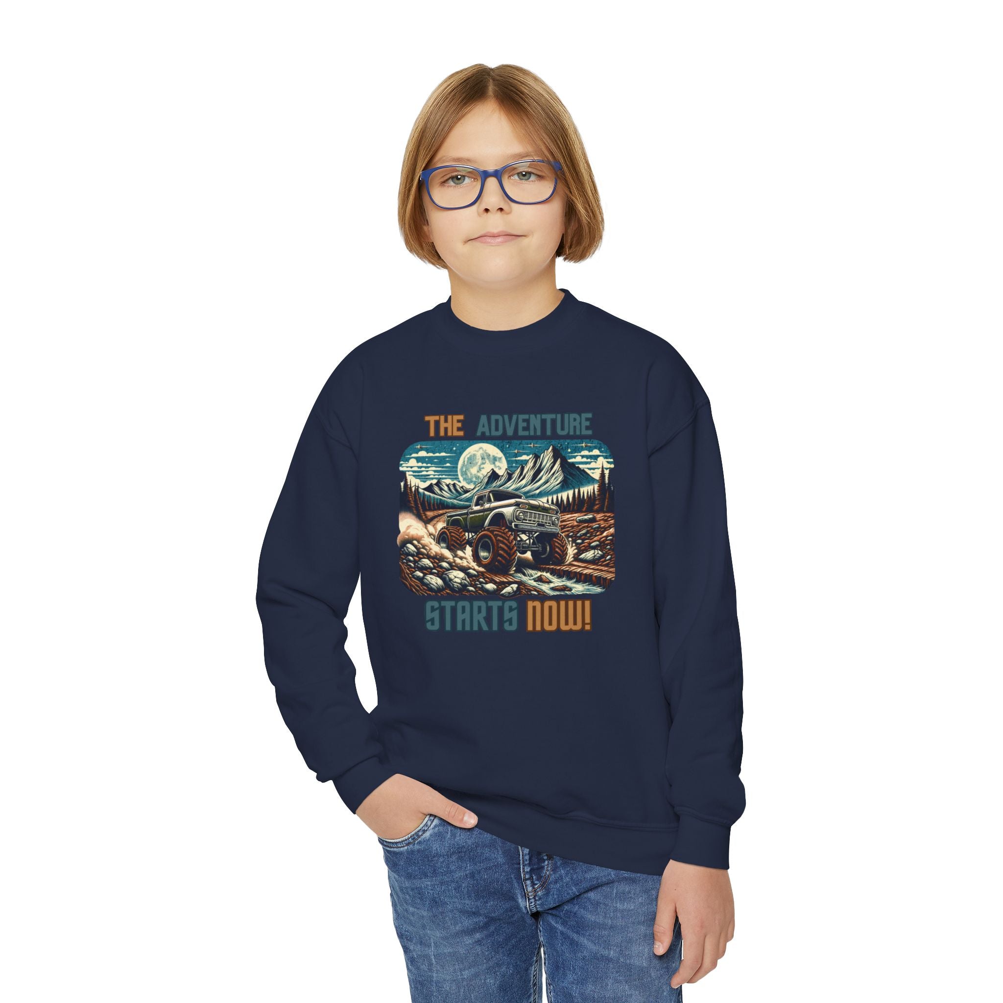 “The Adventure Starts Now” Youth Hoodie