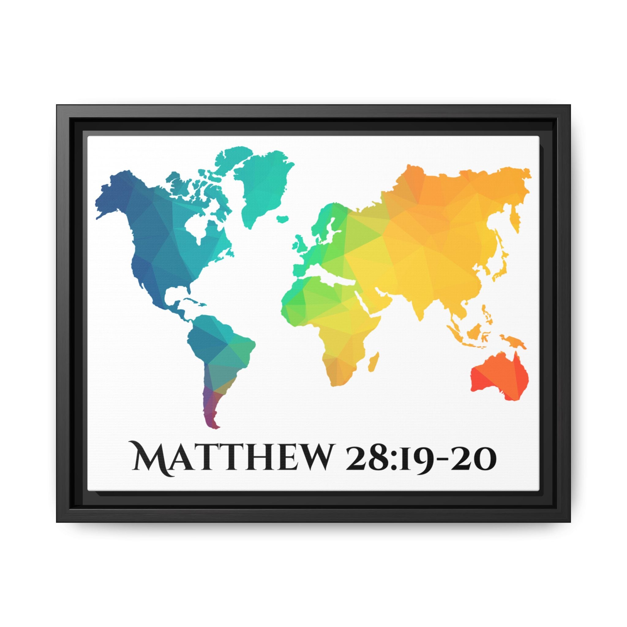 The Great Commission Wall Art (Matthew 28:19-20)