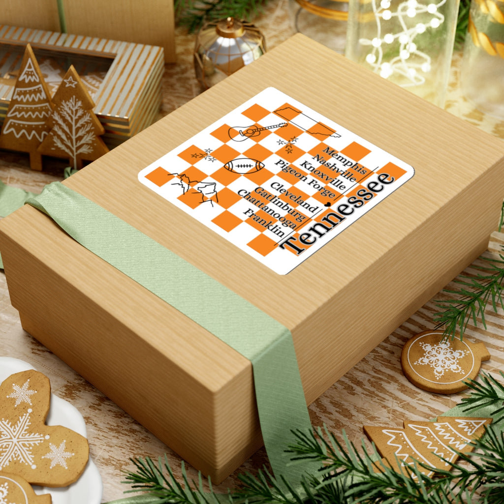 Tennessee Checkerboard Sticker