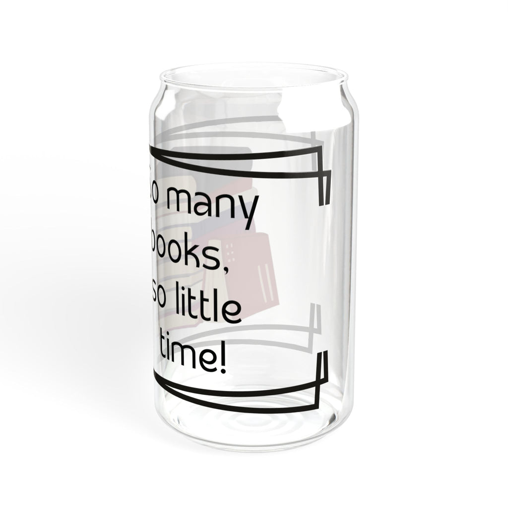 So Many Books Sipper Glass