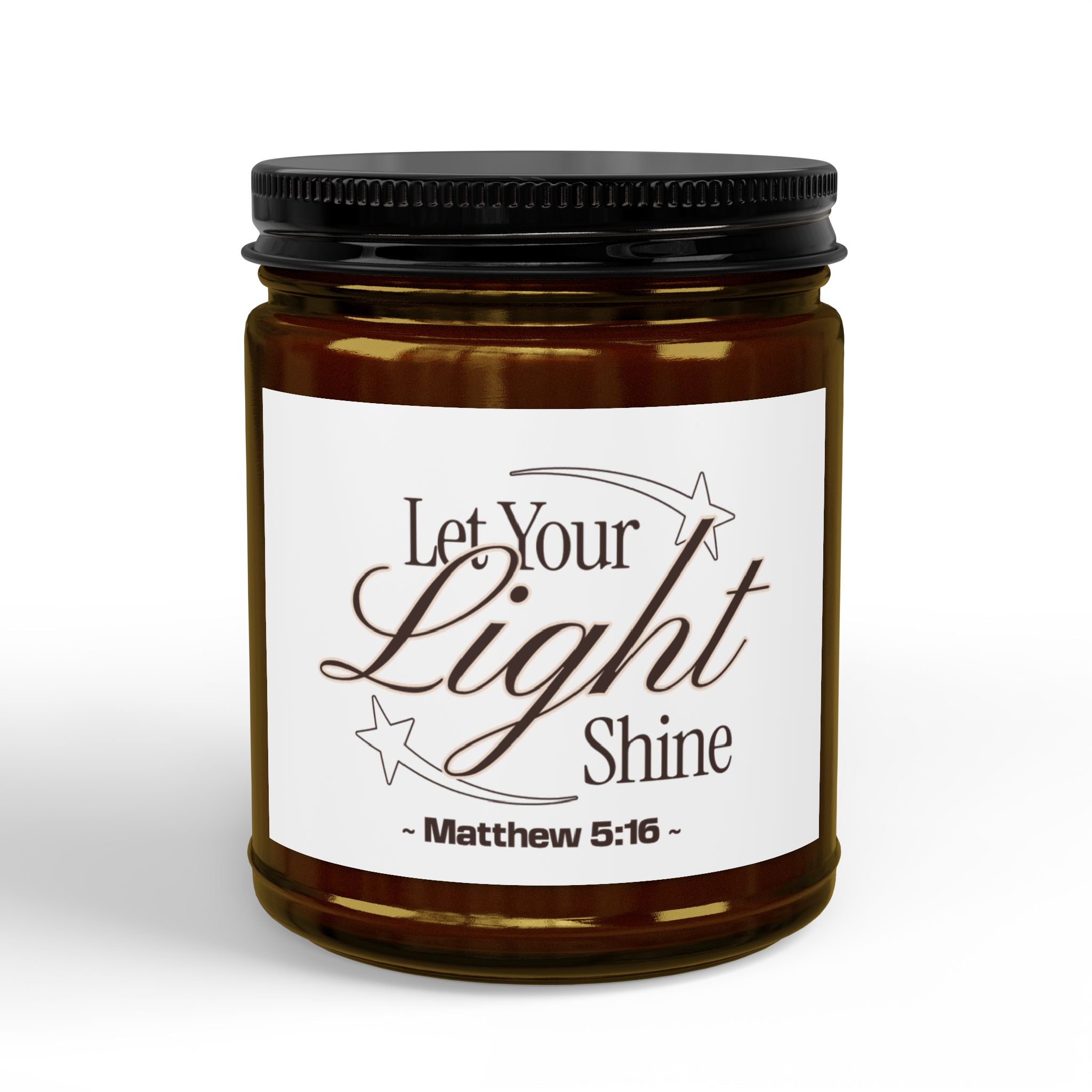 Let Your Light Shine Soy Candle (4oz & 9oz) (Matthew 5:16)