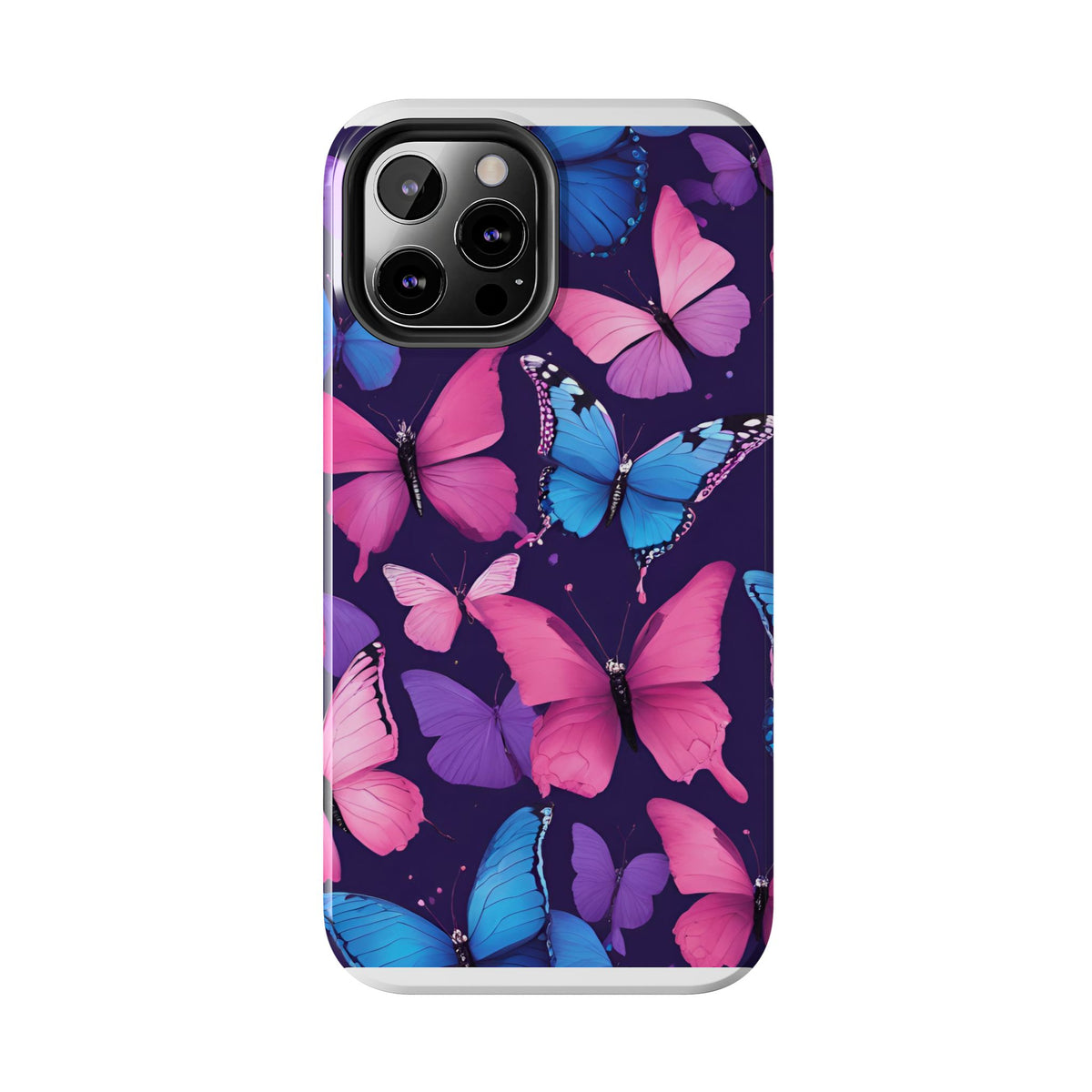 Butterfly Phone Case (Pink,Purple and Blue)