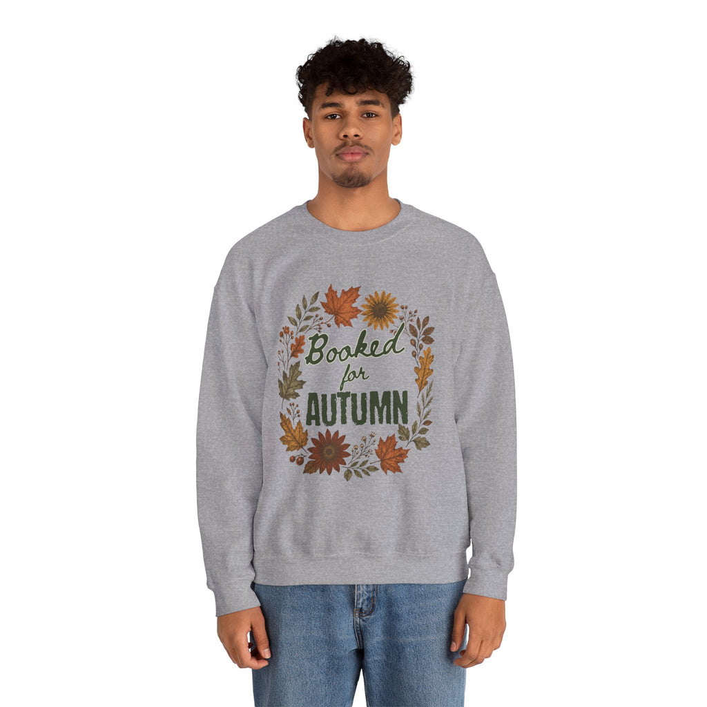 "Booked for Autumn" Crewneck