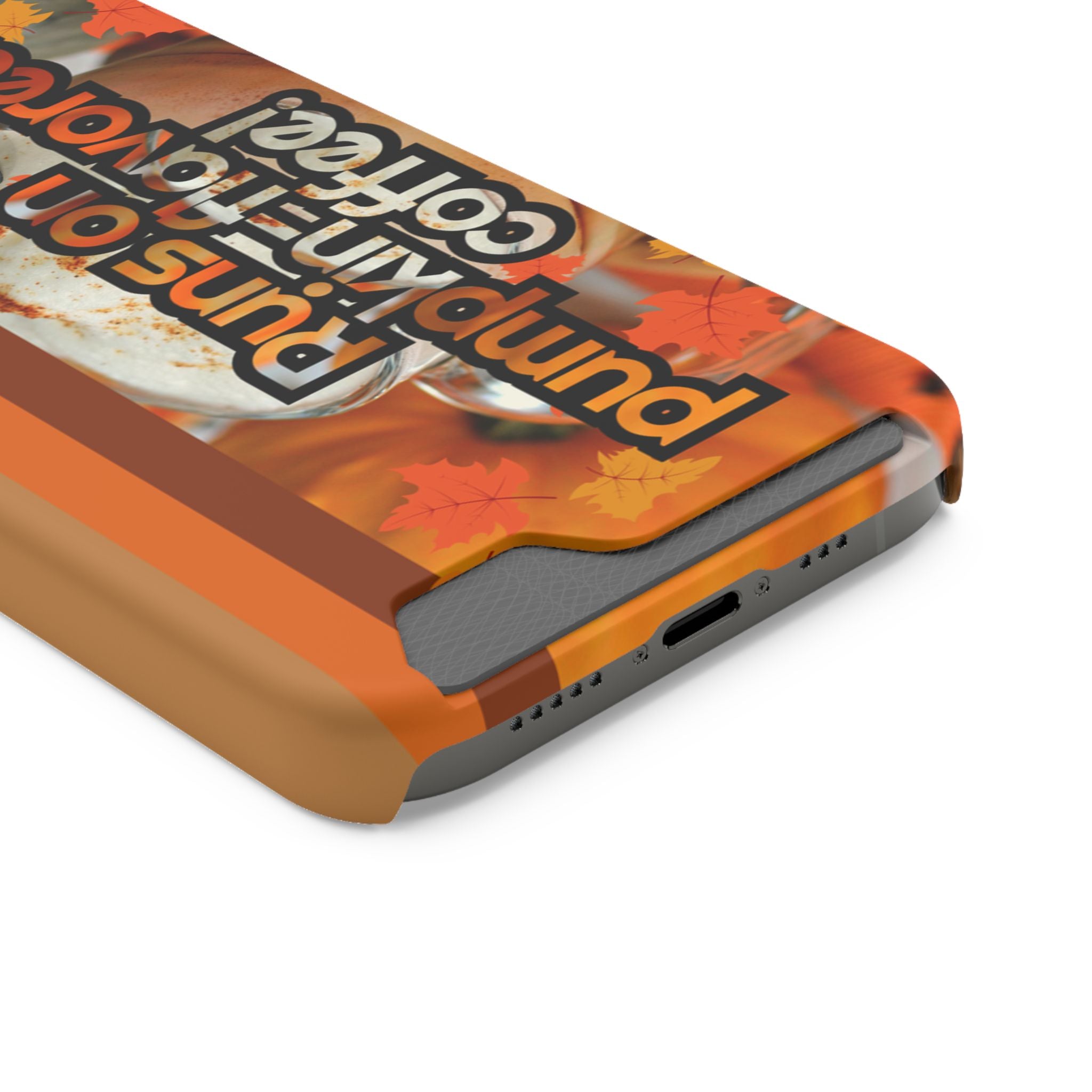 Coffee Phone Case w/Card Holder
