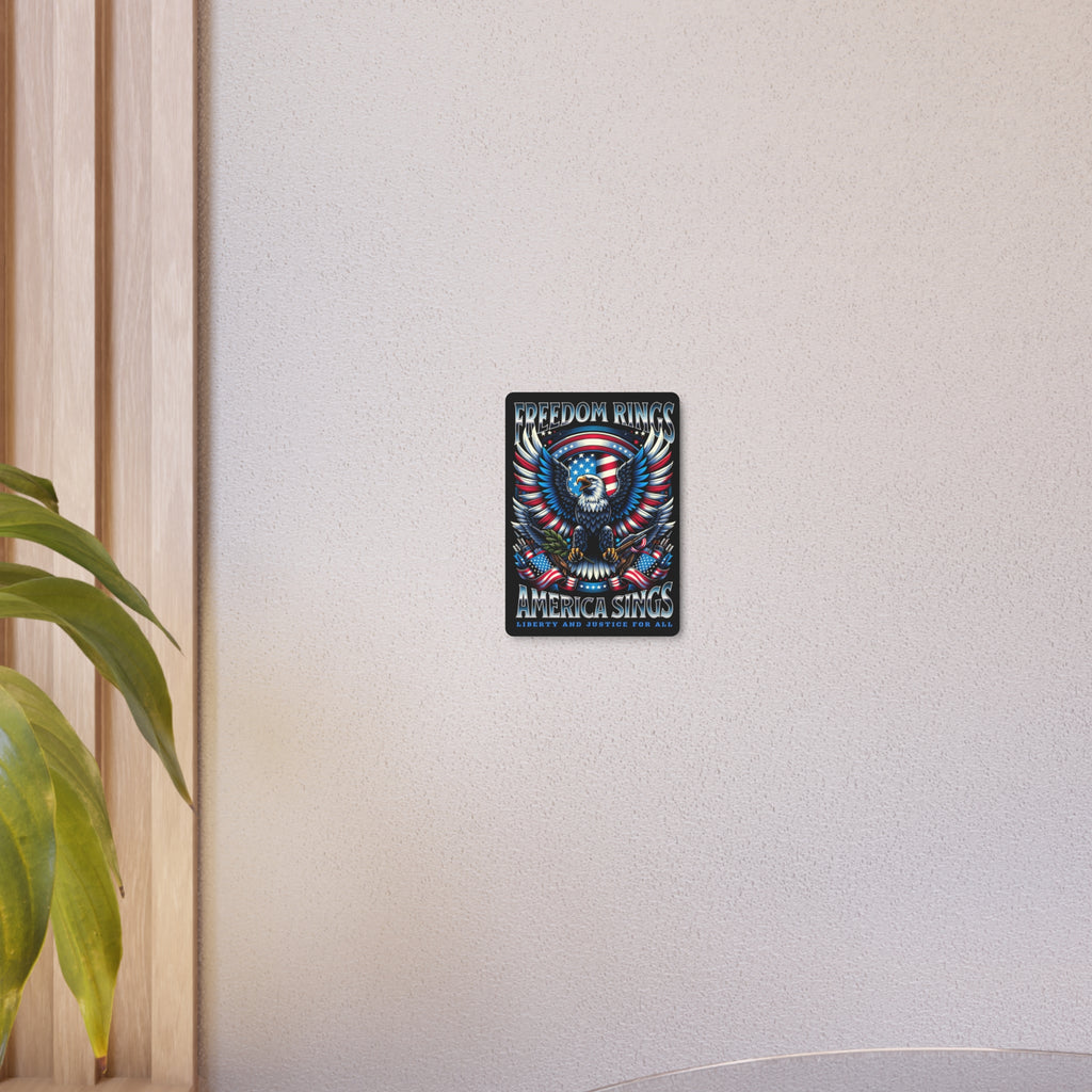 'Freedom Rings, America Sings' Eagle Wall Art