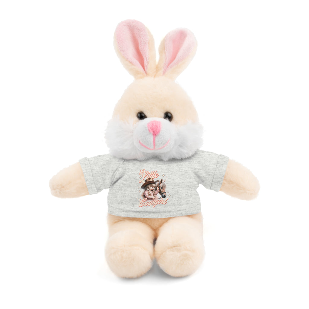 Plush Animal with 'The Little Cowgirl' Tee