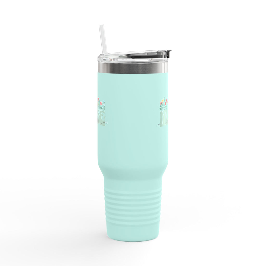 Nurse Mom Floral Tumbler (40oz.)