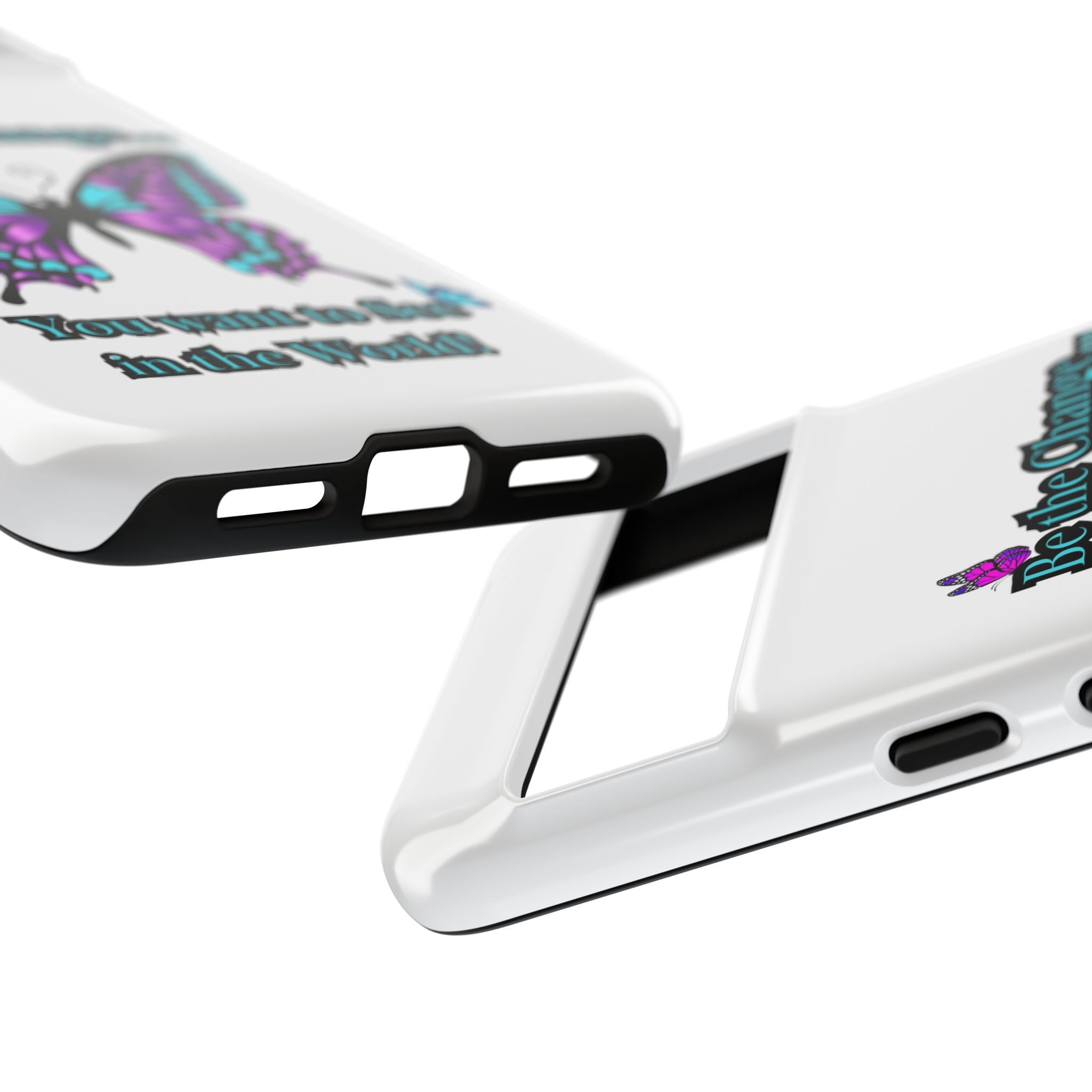 "Be the Change..."Butterfly Phone Case