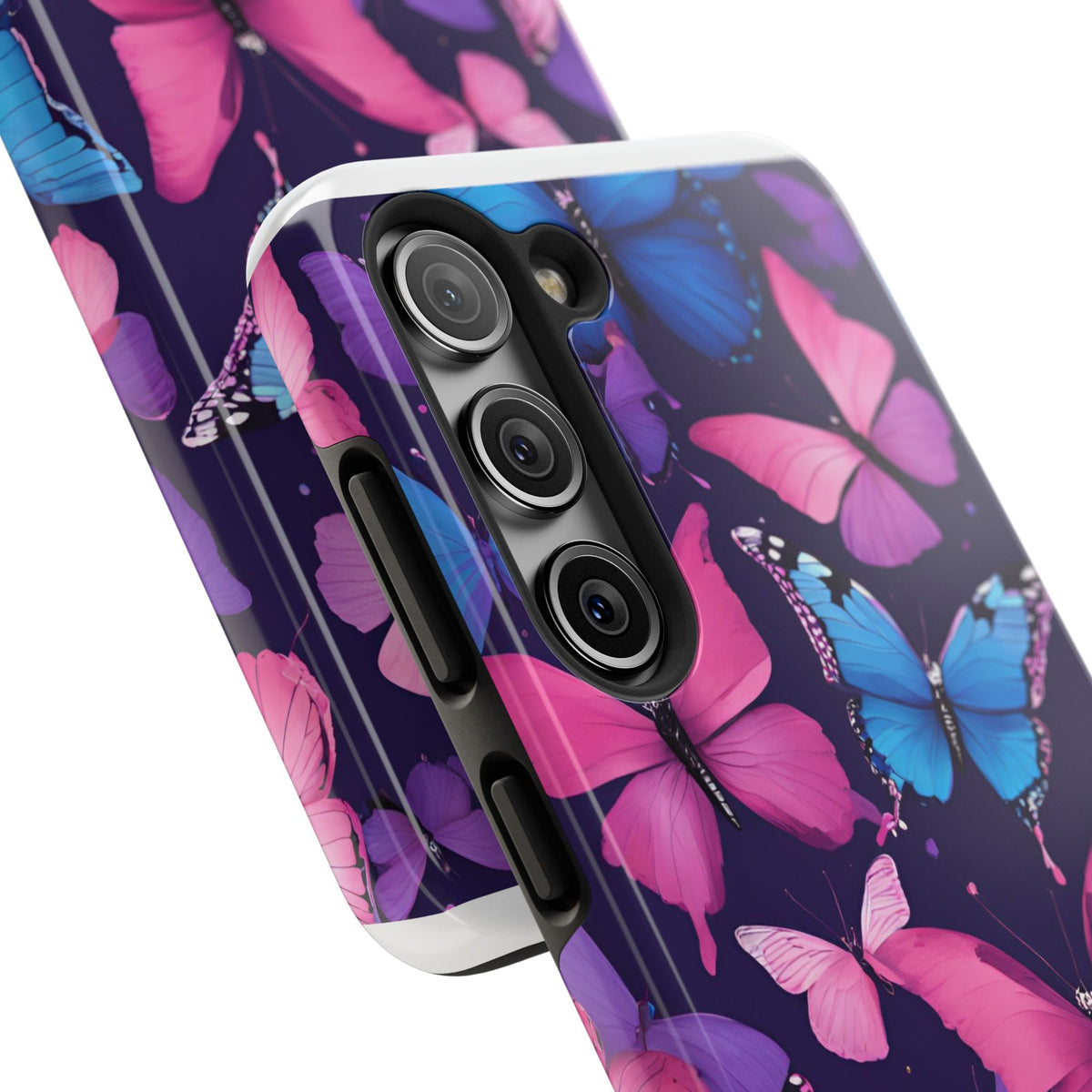 Butterfly Phone Case (Pink,Purple and Blue)