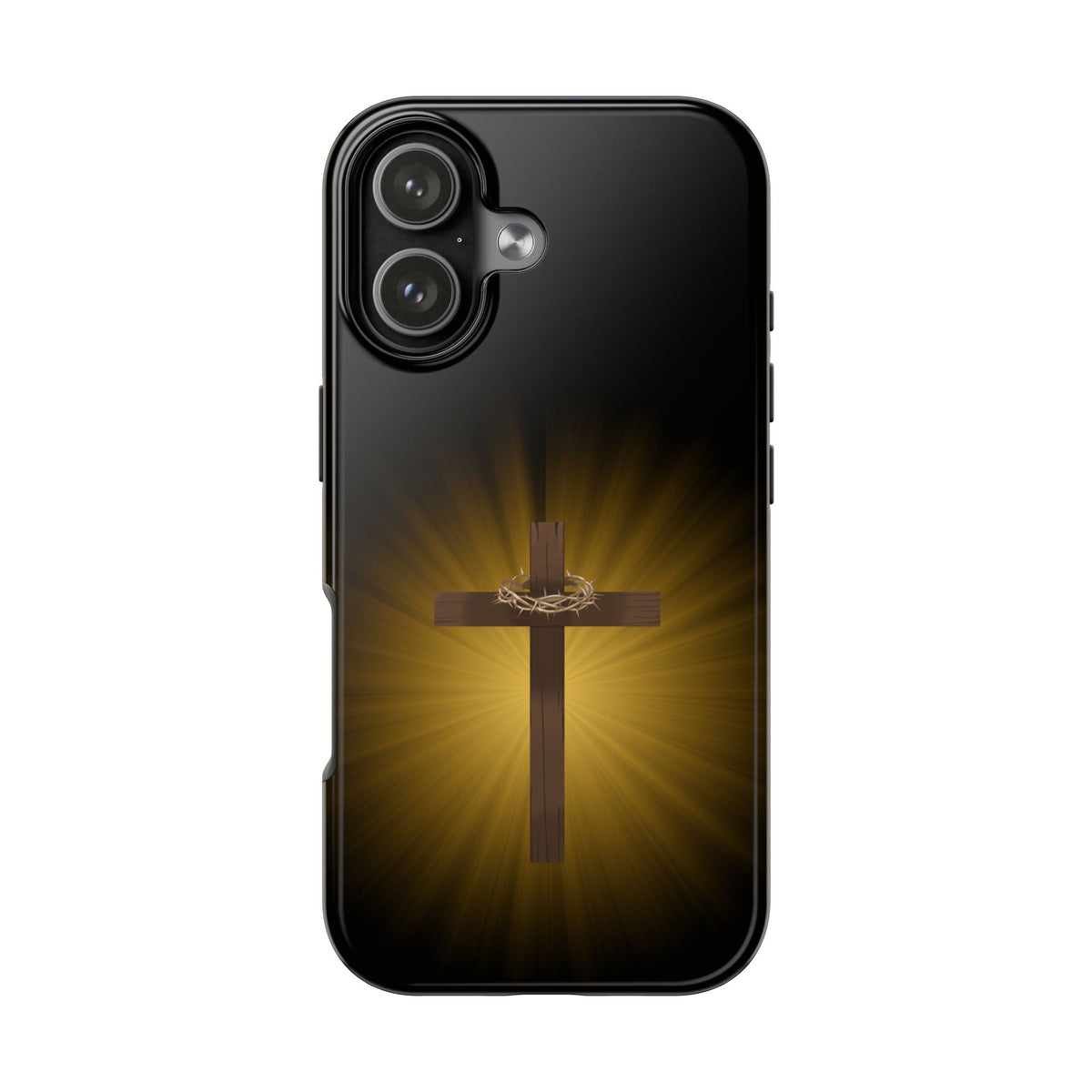 Cross and Crown of Thorns Phone Case