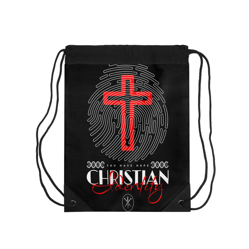 Christian Identity Drawstring Bag