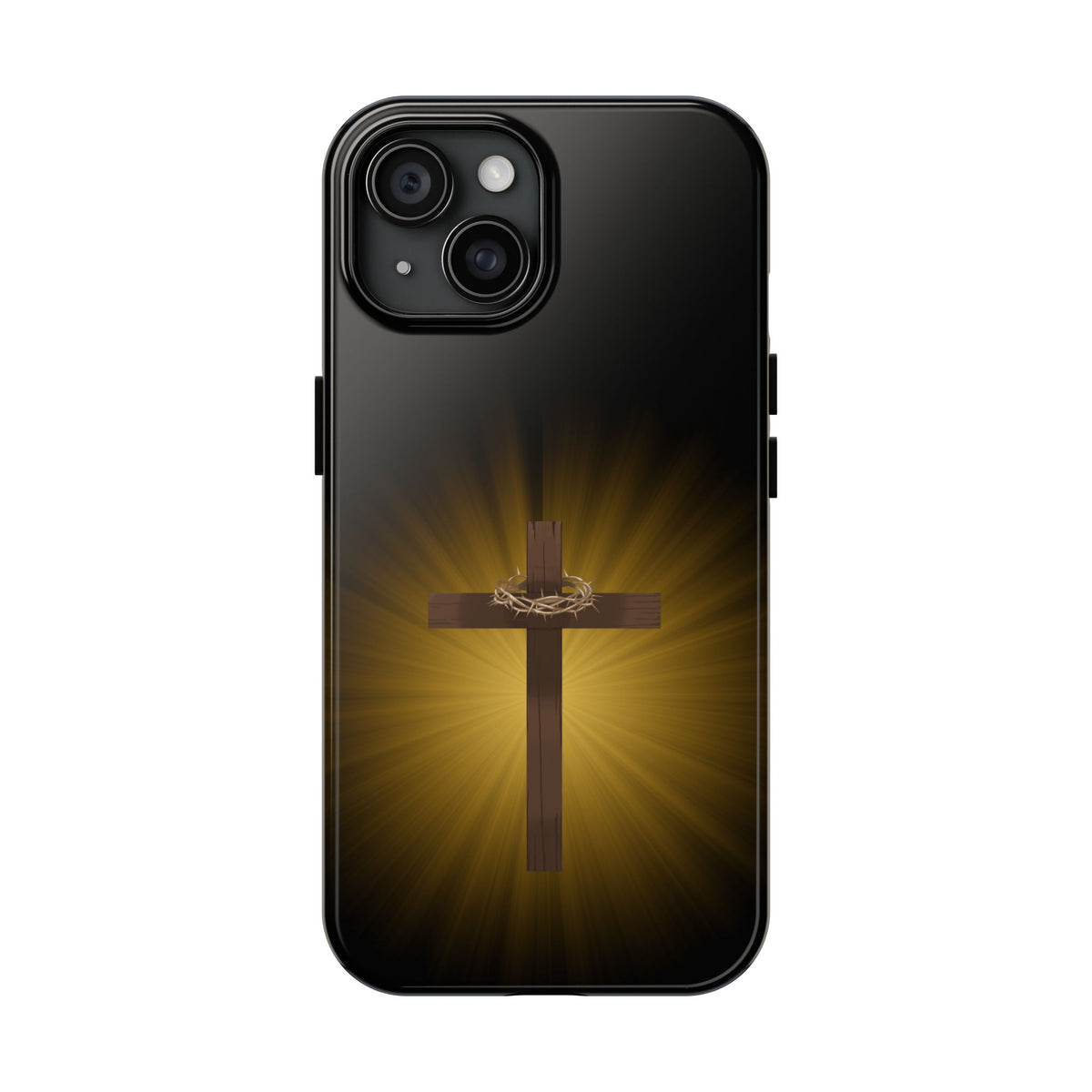 Cross and Crown of Thorns Phone Case