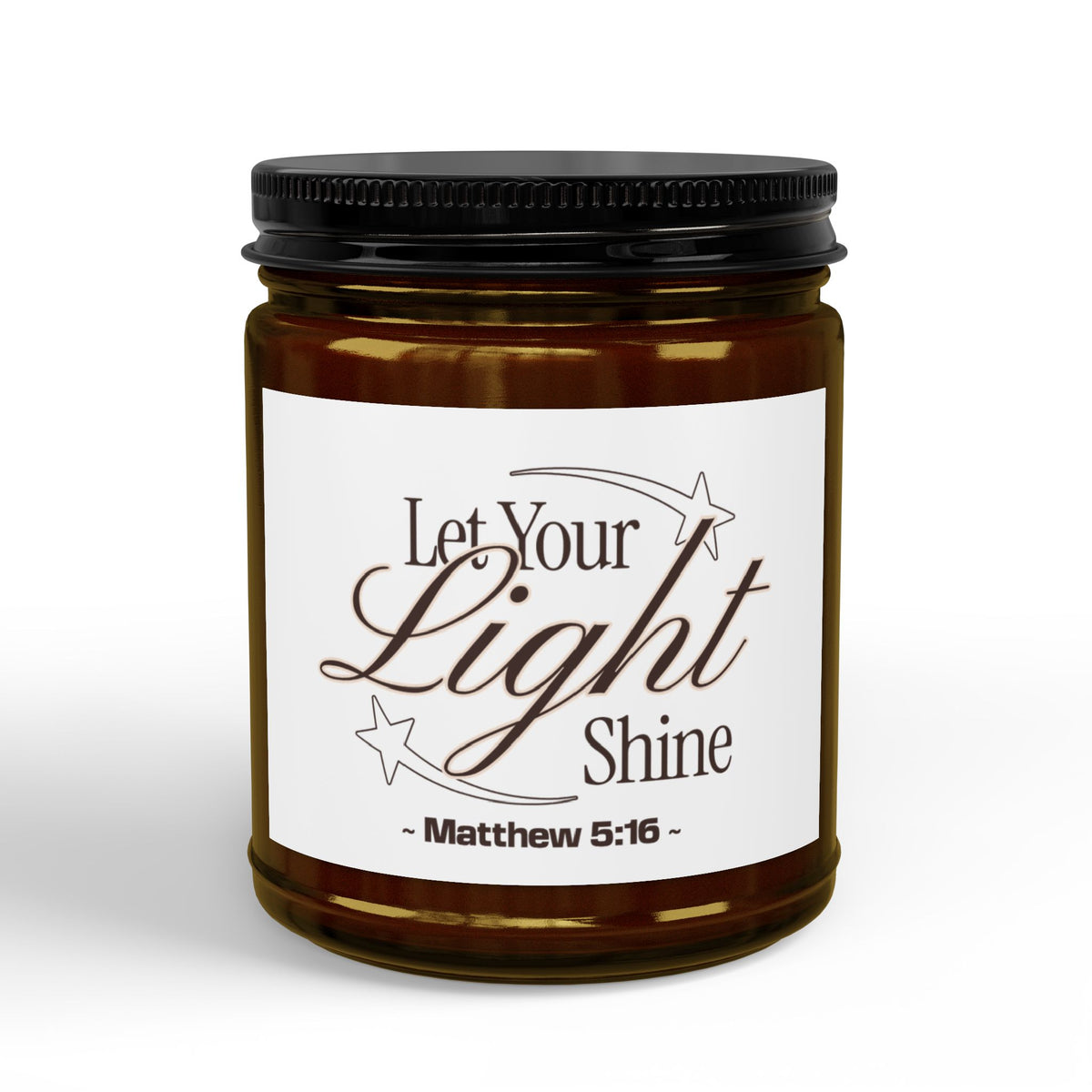 Let Your Light Shine Soy Candle (4oz & 9oz) (Matthew 5:16)