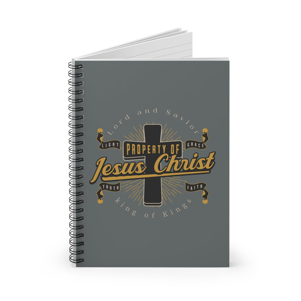 'Property of Jesus Christ' Spiral Notebook