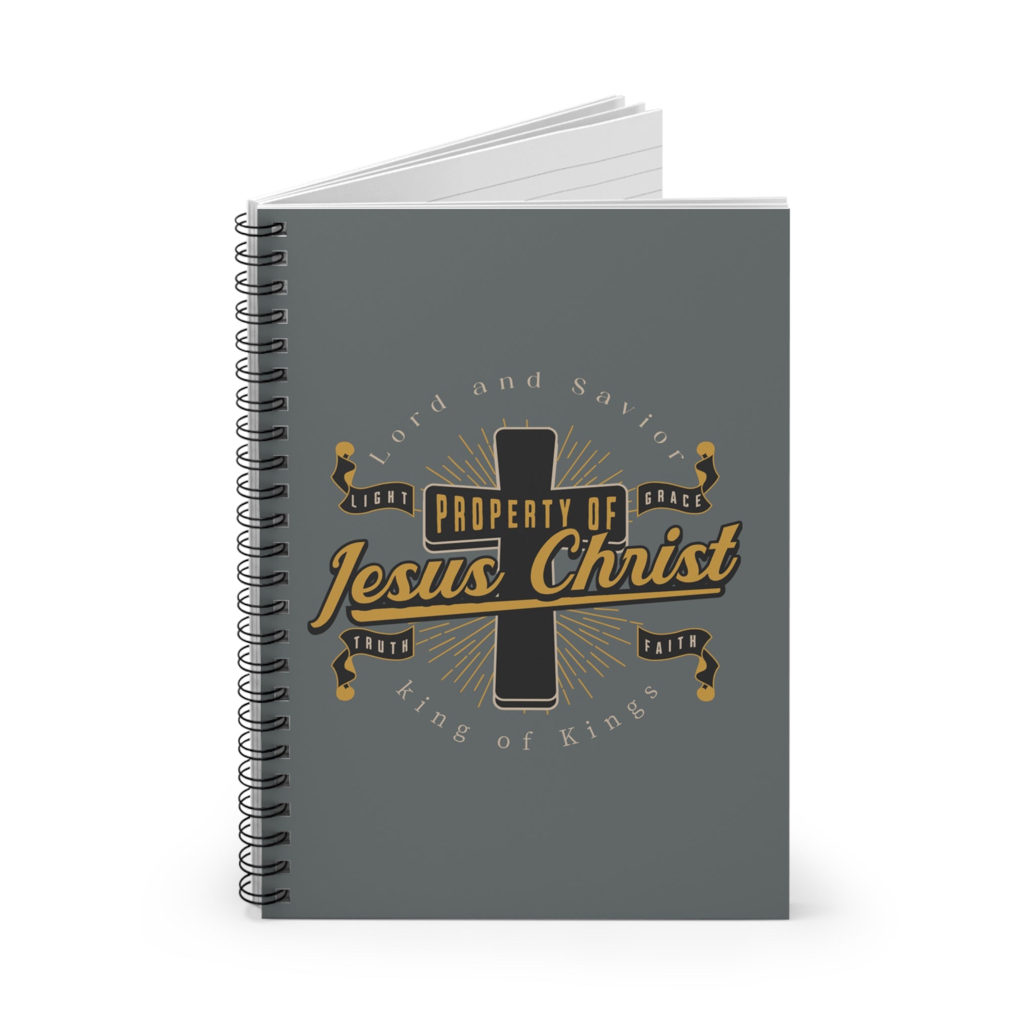 'Property of Jesus Christ' Spiral Notebook