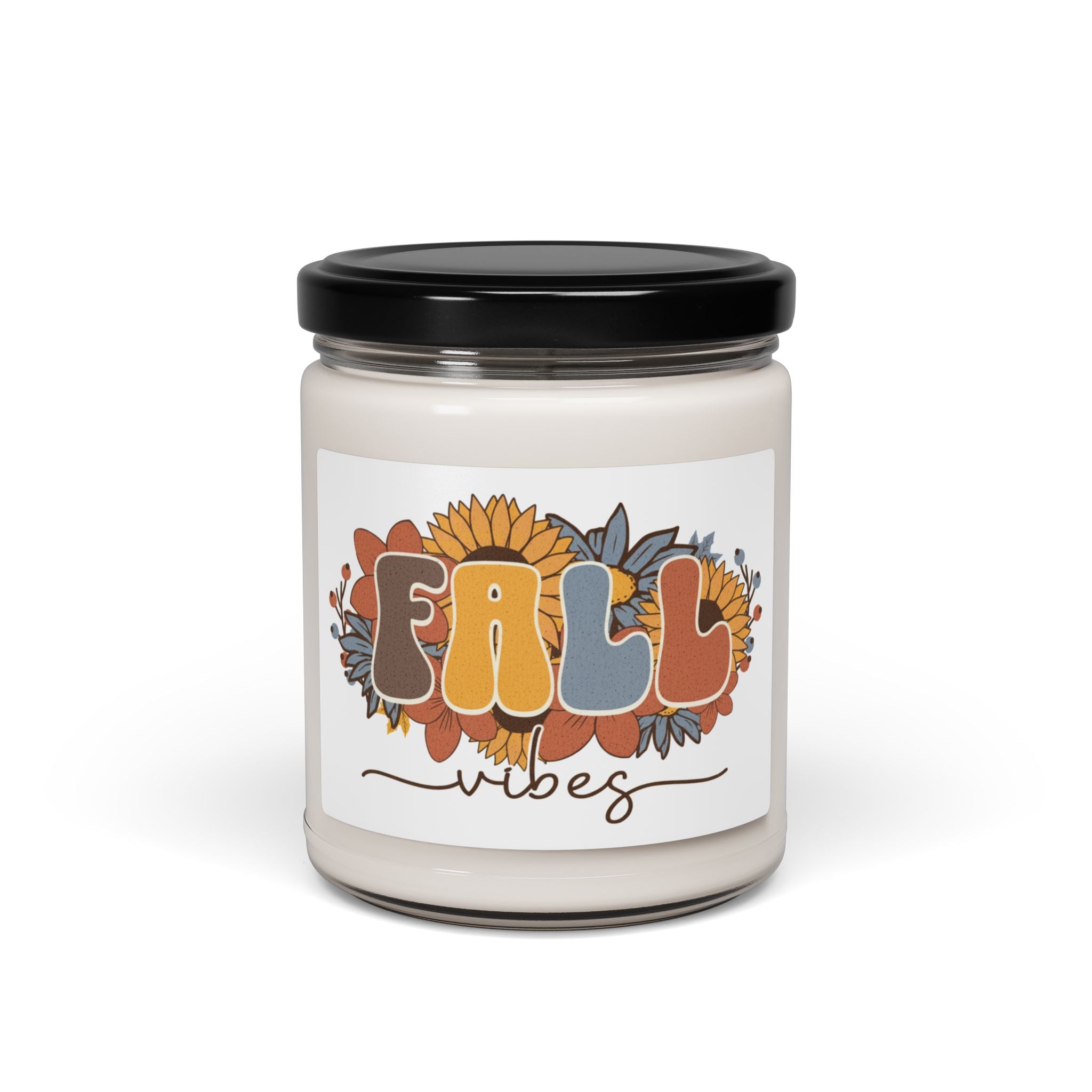 Fall Vibes Scented Soy Candle (9oz)