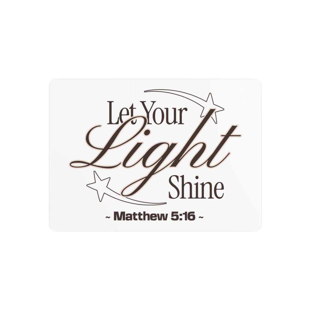 "Let Your Light Shine" (Matthew 5:16) Wall Art
