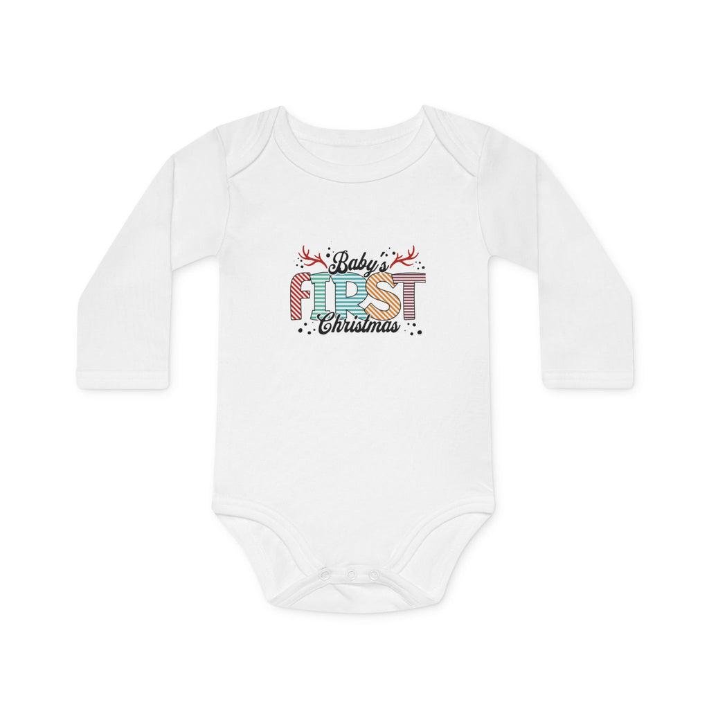 "Baby's First Christmas" LS Onesie
